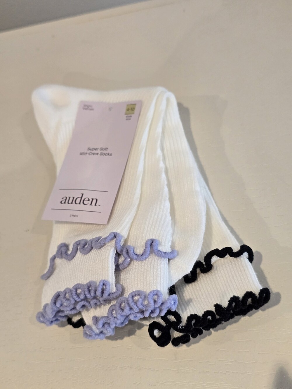 Auden Striped Crew Socks 2pk - Picture 11 of 11